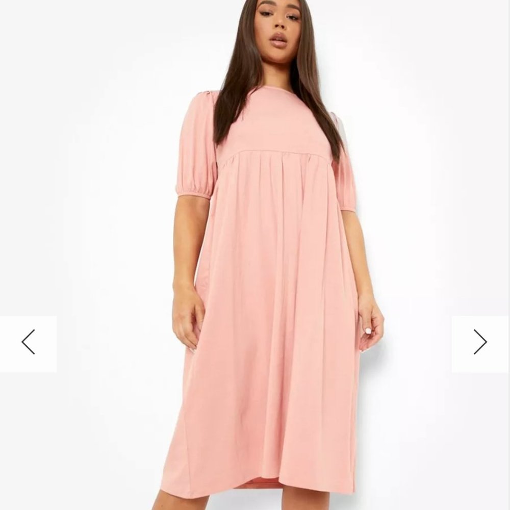 Cotton midi dress